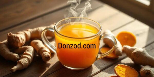 Ginger and turmeric tea
